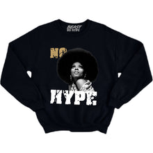 Load image into Gallery viewer, GRATITUDE NO HYPE CREWNECK-BLACK
