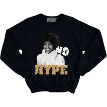 Load image into Gallery viewer, GRATITUDE NO HYPE CREWNECK-BLACK
