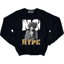 Load image into Gallery viewer, GRATITUDE NO HYPE CREWNECK-BLACK
