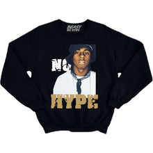 Load image into Gallery viewer, GRATITUDE NO HYPE CREWNECK-BLACK
