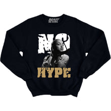 Load image into Gallery viewer, GRATITUDE NO HYPE CREWNECK-BLACK
