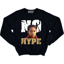 Load image into Gallery viewer, GRATITUDE NO HYPE BLACK CREWNECK2
