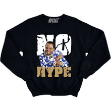 Load image into Gallery viewer, GRATITUDE NO HYPE CREWNECK-BLACK
