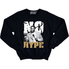 Load image into Gallery viewer, GRATITUDE NO HYPE BLACK CREWNECK2
