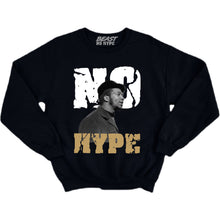 Load image into Gallery viewer, GRATITUDE NO HYPE BLACK CREWNECK2
