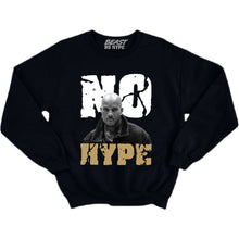 Load image into Gallery viewer, GRATITUDE NO HYPE BLACK CREWNECK2
