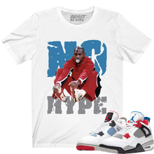 Load image into Gallery viewer, JORDAN 4 FIRE RED NO HYPE TEE
