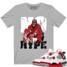 Load image into Gallery viewer, JORDAN 4 FIRE RED NO HYPE TEE
