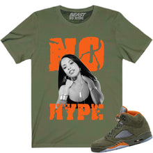 Load image into Gallery viewer, NO HYPE OLIVE GREEN TEE
