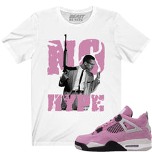 Load image into Gallery viewer, JORDAN 4 PINK ORCHID NO HYPE WHITE TEE
