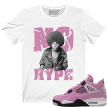 Load image into Gallery viewer, JORDAN 4 PINK ORCHID NO HYPE WHITE TEE
