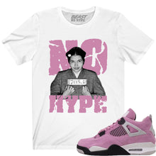 Load image into Gallery viewer, JORDAN 4 PINK ORCHID NO HYPE WHITE TEE
