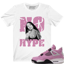 Load image into Gallery viewer, JORDAN 4 PINK ORCHID NO HYPE WHITE TEE
