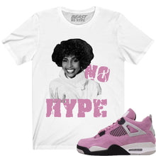 Load image into Gallery viewer, JORDAN 4 PINK ORCHID NO HYPE WHITE TEE
