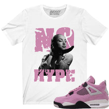 Load image into Gallery viewer, JORDAN 4 PINK ORCHID NO HYPE WHITE TEE
