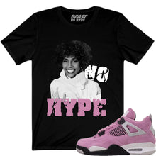 Load image into Gallery viewer, JORDAN 4 ORCHID NO HYPE BLACK TEE
