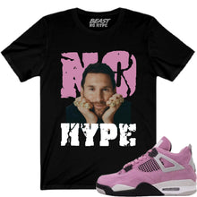 Load image into Gallery viewer, JORDAN 4 ORCHID NO HYPE BLACK TEE
