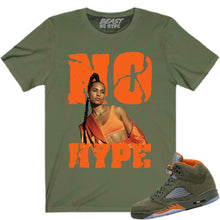 Load image into Gallery viewer, NO HYPE OLIVE GREEN TEE

