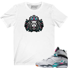 Load image into Gallery viewer, BEAST LION TEES-WHITE
