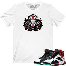 Load image into Gallery viewer, BEAST LION TEES-WHITE
